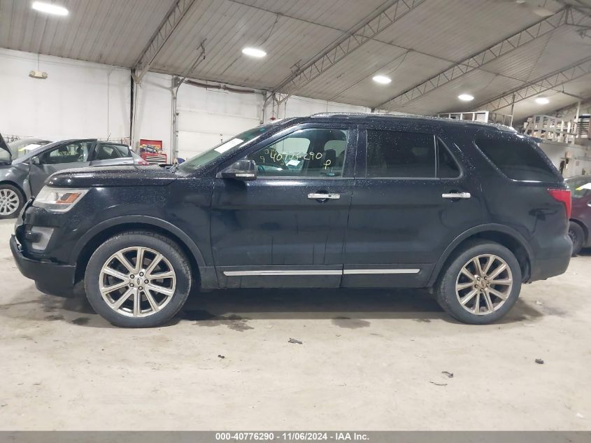 2016 Ford Explorer Limited VIN: 1FM5K8F8XGGC00621 Lot: 40776290