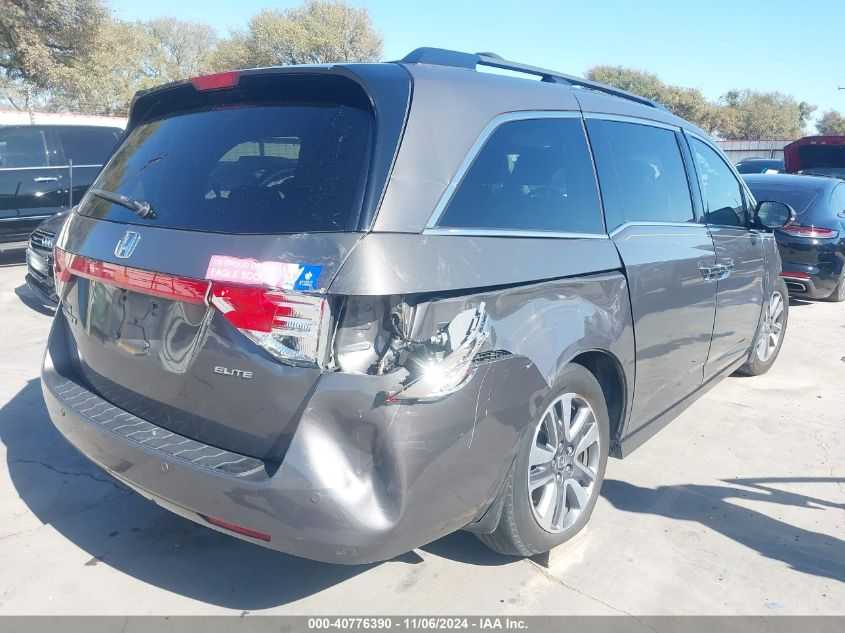 2016 Honda Odyssey Touring/Touring Elite VIN: 5FNRL5H92GB012516 Lot: 40776390