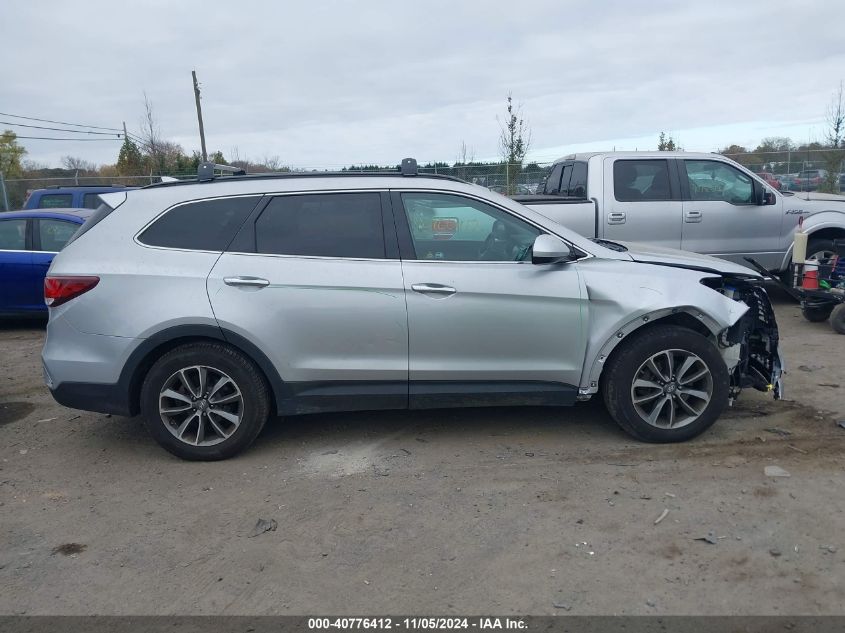 2017 Hyundai Santa Fe Se VIN: KM8SMDHF9HU176736 Lot: 40776412