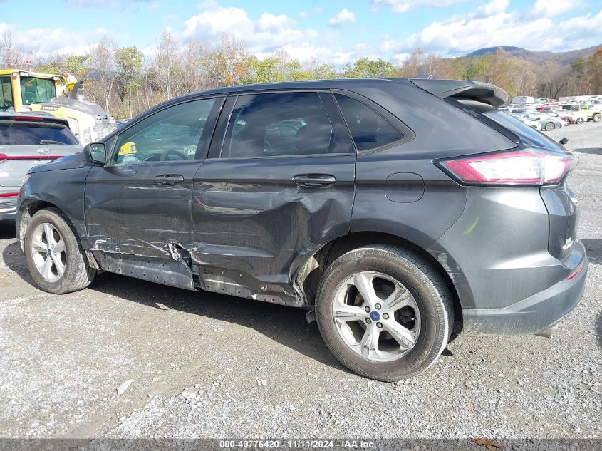 2018 Ford Edge Se VIN: 2FMPK3G93JBC25278 Lot: 40776420