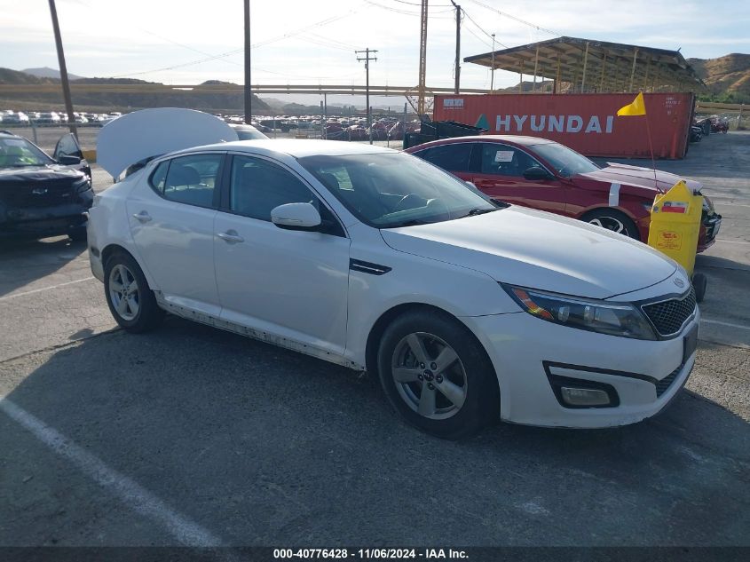 2015 Kia Optima Lx VIN: KNAGM4A79F5661864 Lot: 40776428