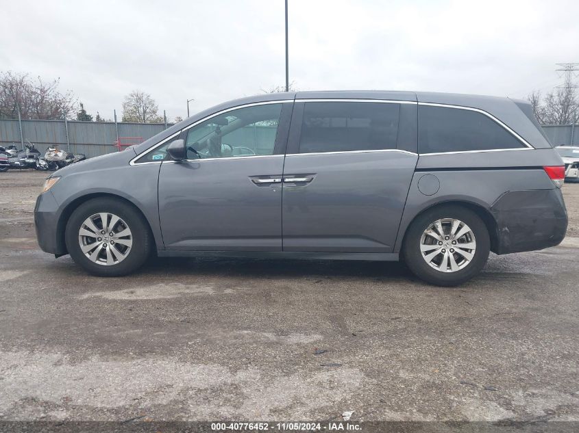 2014 Honda Odyssey Ex-L VIN: 5FNRL5H63EB096042 Lot: 40776452