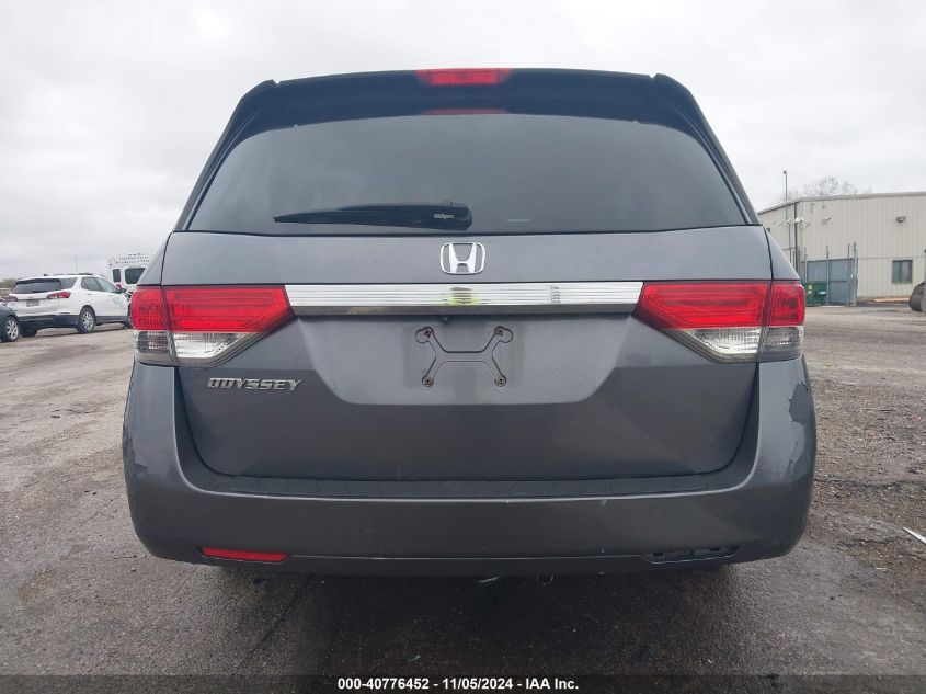 2014 Honda Odyssey Ex-L VIN: 5FNRL5H63EB096042 Lot: 40776452