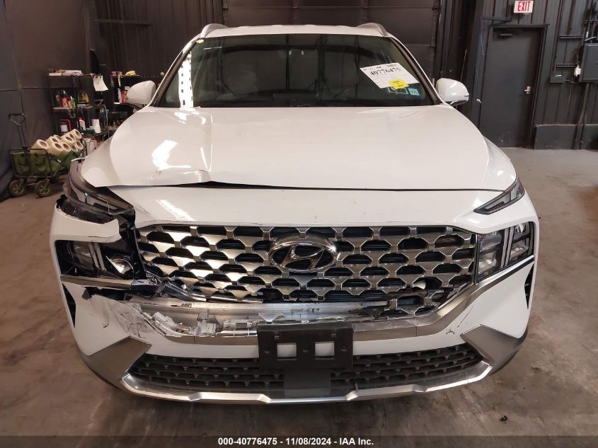 2021 Hyundai Santa Fe Sel VIN: 5NMS6DAJ3MH344448 Lot: 40776475