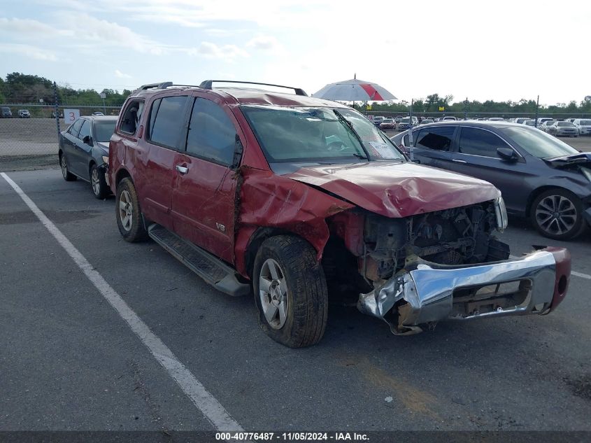 2006 Nissan Armada Se VIN: 5N1AA08A46N742858 Lot: 40776487