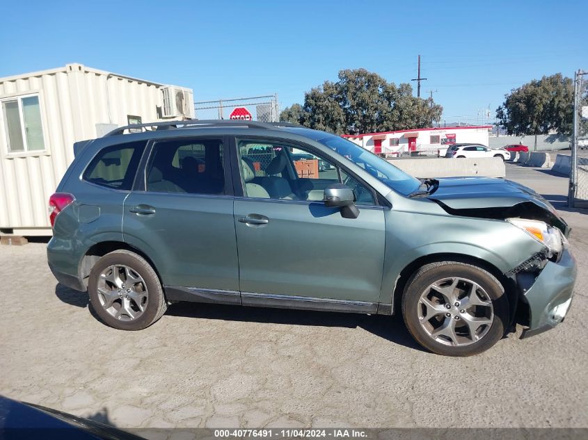 2015 Subaru Forester 2.5I Touring VIN: JF2SJAUC8FH436624 Lot: 40776491