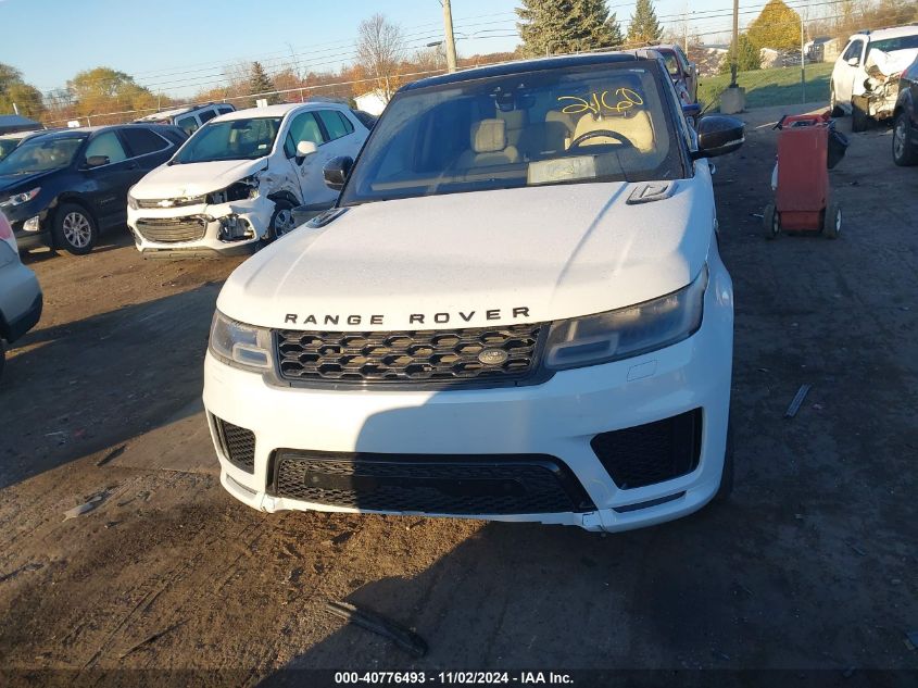 2019 Land Rover Range Rover Sport Hse Dynamic VIN: SALWV2SV7KA422160 Lot: 40776493