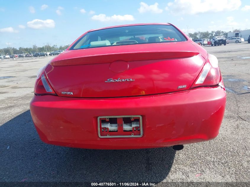 2005 Toyota Camry Solara Se VIN: 4T1CE38P05U962697 Lot: 40776501