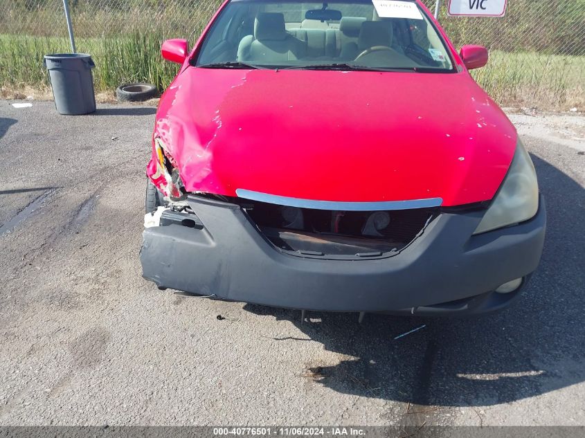 2005 Toyota Camry Solara Se VIN: 4T1CE38P05U962697 Lot: 40776501