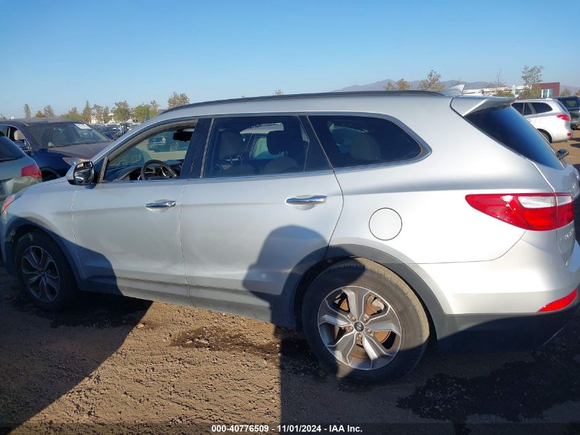 2014 Hyundai Santa Fe Gls VIN: KM8SM4HF9EU041820 Lot: 40776509