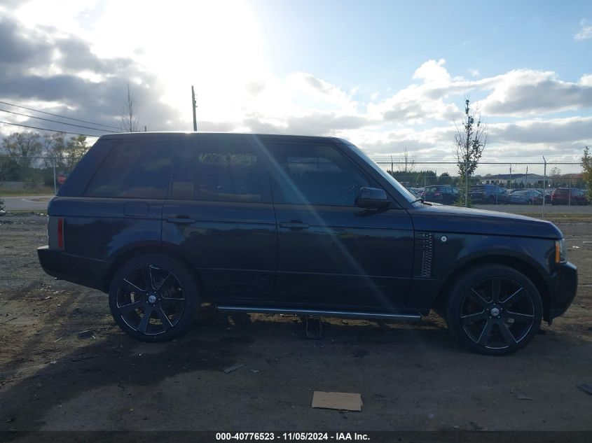 2012 Land Rover Range Rover Hse VIN: SALMF1D47CA361283 Lot: 40776523