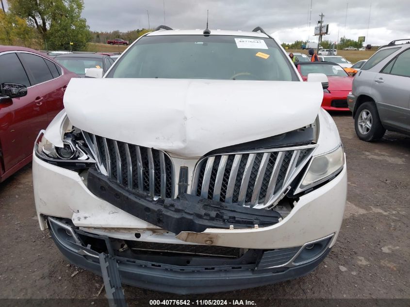 2013 Lincoln Mkx VIN: 2LMDJ6JK4DBL20203 Lot: 40776542