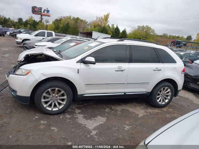 2013 Lincoln Mkx VIN: 2LMDJ6JK4DBL20203 Lot: 40776542