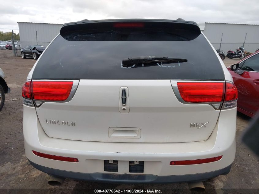 2013 Lincoln Mkx VIN: 2LMDJ6JK4DBL20203 Lot: 40776542