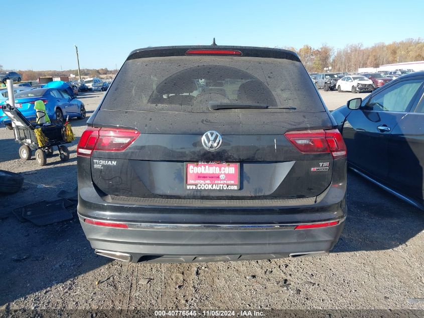 2018 Volkswagen Tiguan 2.0T Se/Sel VIN: 3VV2B7AX8JM146752 Lot: 40776545