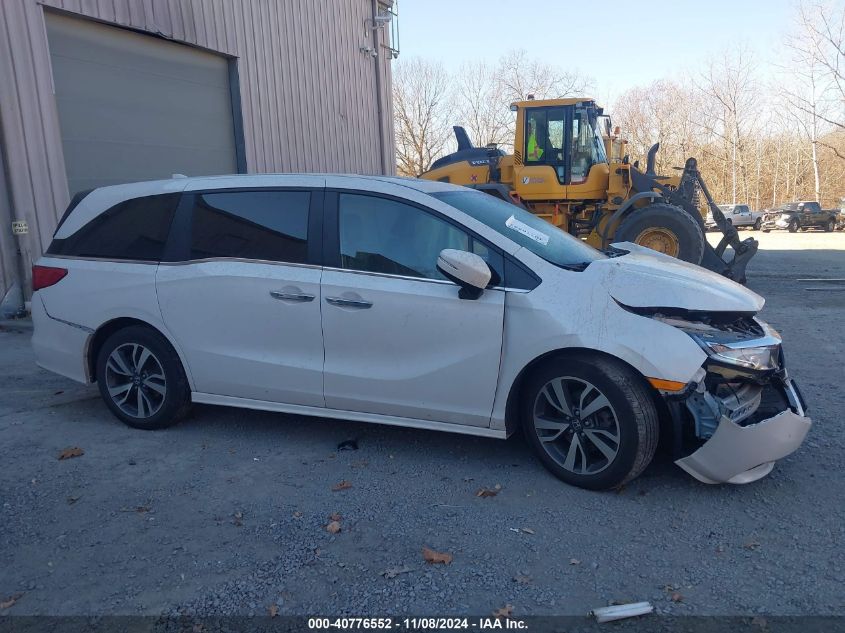 2022 Honda Odyssey Touring VIN: 5FNRL6H85NB058948 Lot: 40776552