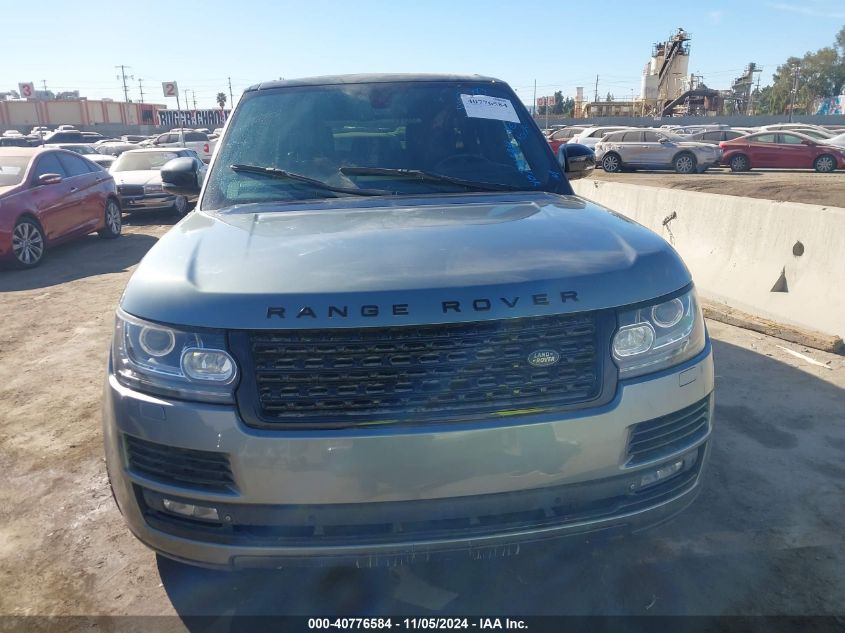 2015 Land Rover Range Rover 5.0L V8 Supercharged VIN: SALGS2TF4FA240054 Lot: 40776584