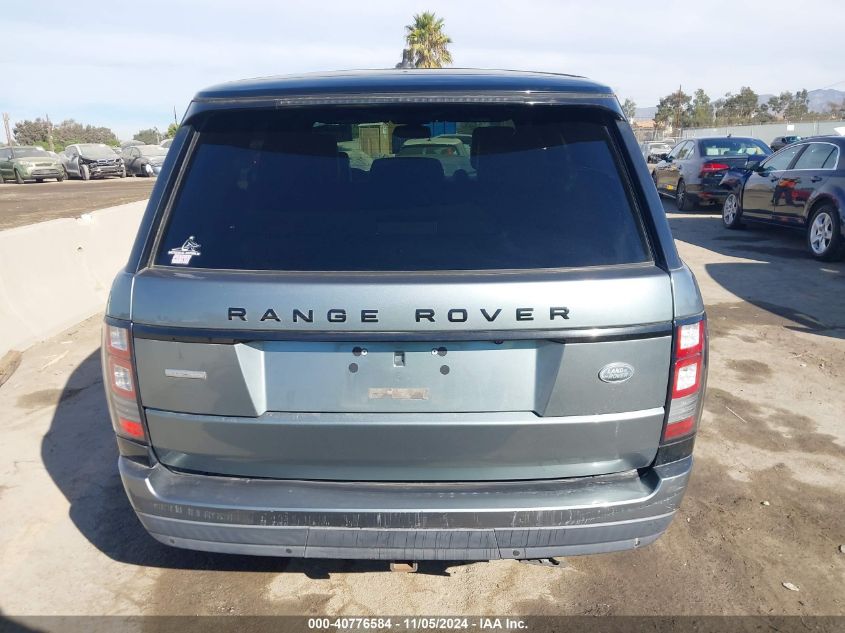 2015 Land Rover Range Rover 5.0L V8 Supercharged VIN: SALGS2TF4FA240054 Lot: 40776584