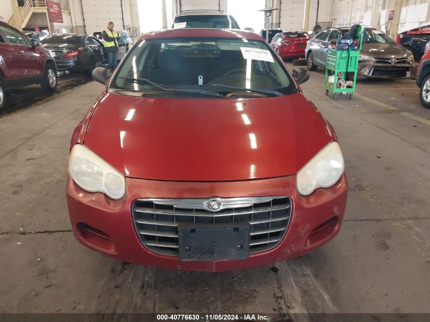 2006 Chrysler Sebring Touring VIN: 1C3EL56R36N203979 Lot: 40776630