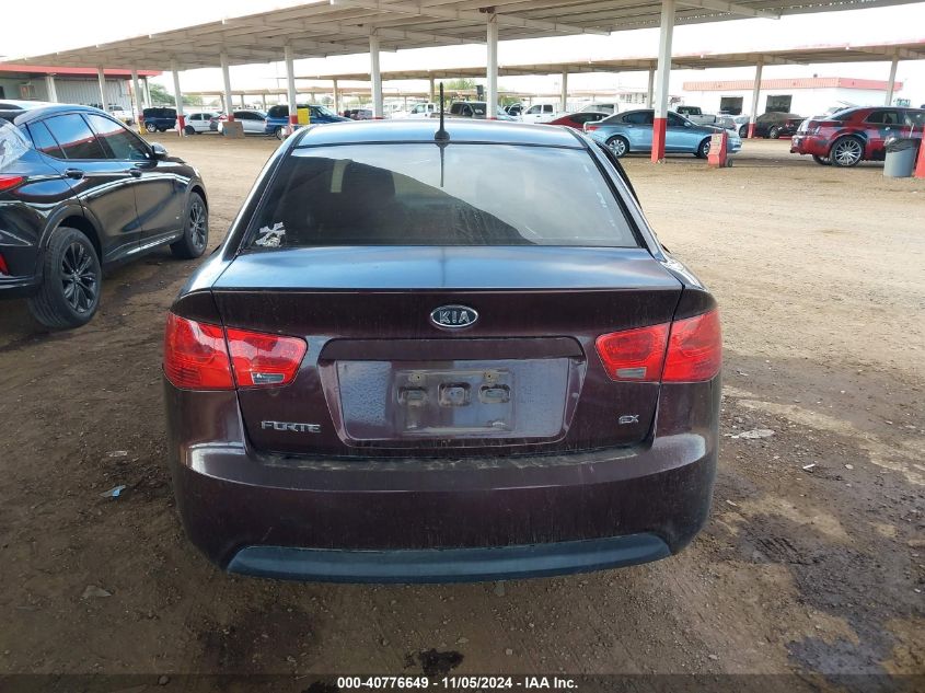 2010 Kia Forte Ex VIN: KNAFU4A21A5142624 Lot: 40776649