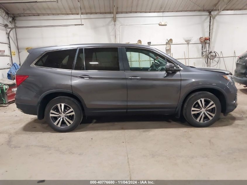 2016 Honda Pilot Ex-L VIN: 5FNYF6H50GB047299 Lot: 40776680