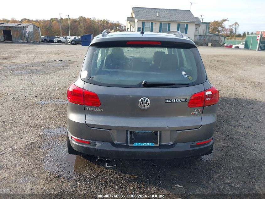 2016 VOLKSWAGEN TIGUAN S - WVGBV7AX8GW523073