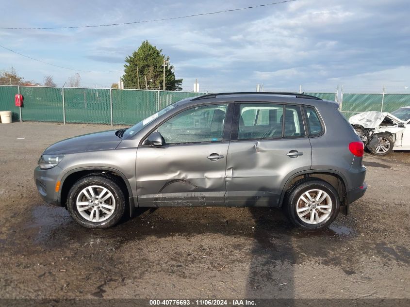 2016 Volkswagen Tiguan S VIN: WVGBV7AX8GW523073 Lot: 40776693