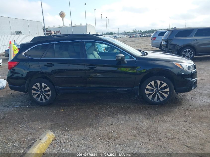 2017 Subaru Outback 3.6R Limited VIN: 4S4BSENC0H3290801 Lot: 40776694