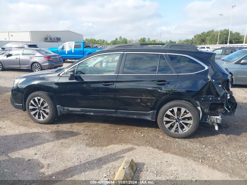 2017 Subaru Outback 3.6R Limited VIN: 4S4BSENC0H3290801 Lot: 40776694