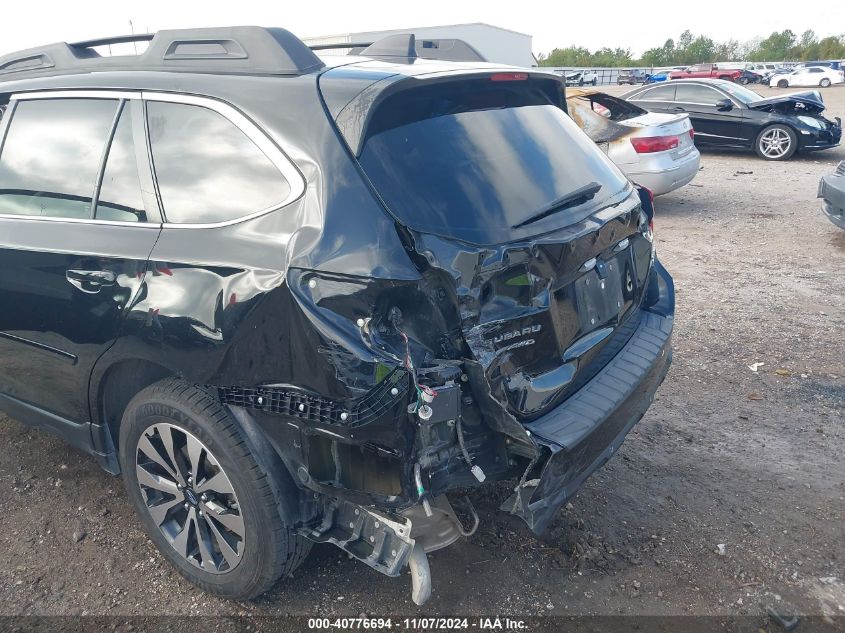 2017 Subaru Outback 3.6R Limited VIN: 4S4BSENC0H3290801 Lot: 40776694