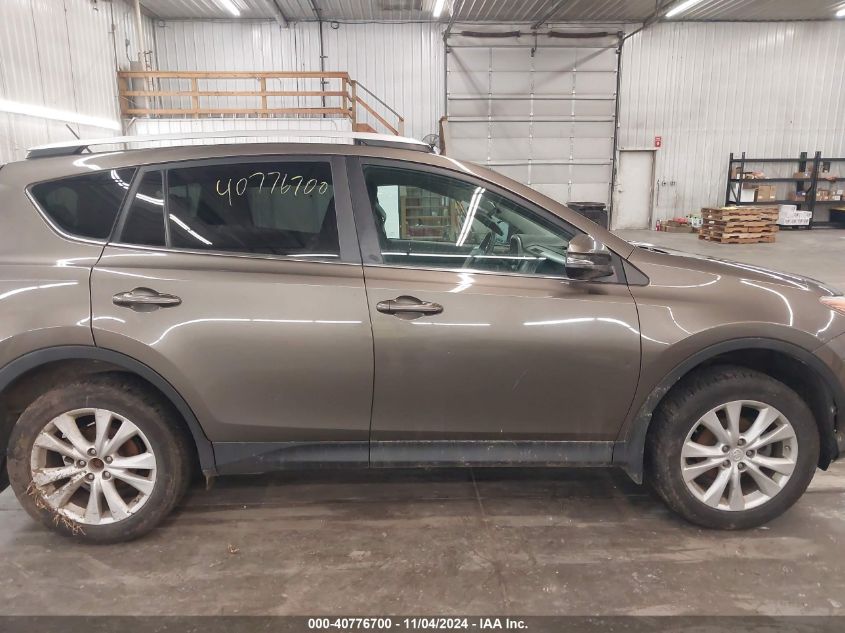 2014 Toyota Rav4 Limited VIN: 2T3DFREV0EW126791 Lot: 40776700