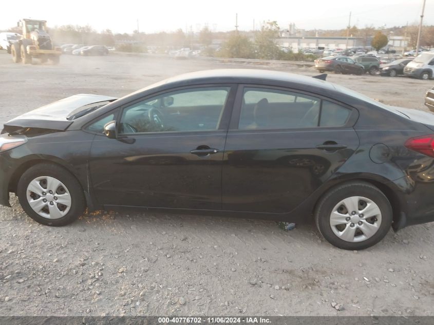 2018 Kia Forte Lx VIN: 3KPFK4A7XJE282454 Lot: 40776702