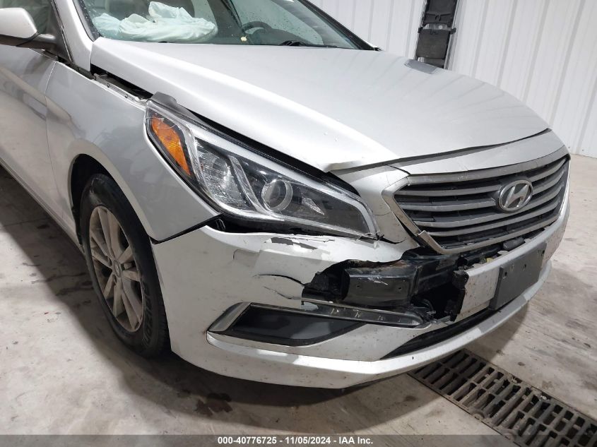 2015 Hyundai Sonata Se VIN: 5NPE24AF4FH156693 Lot: 40776725