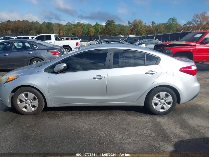 2015 Kia Forte Lx VIN: KNAFK4A69F5297986 Lot: 40776741