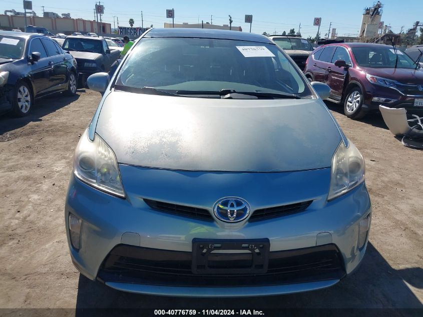 2012 Toyota Prius VIN: JTDKN3DU4C1539597 Lot: 40776759