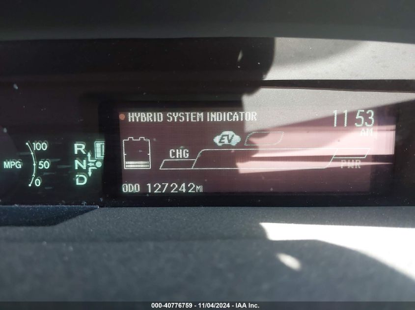 2012 Toyota Prius VIN: JTDKN3DU4C1539597 Lot: 40776759