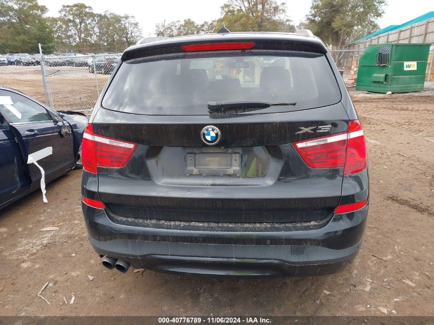 2016 BMW X3 XDRIVE28I - 5UXWX9C50G0D68496