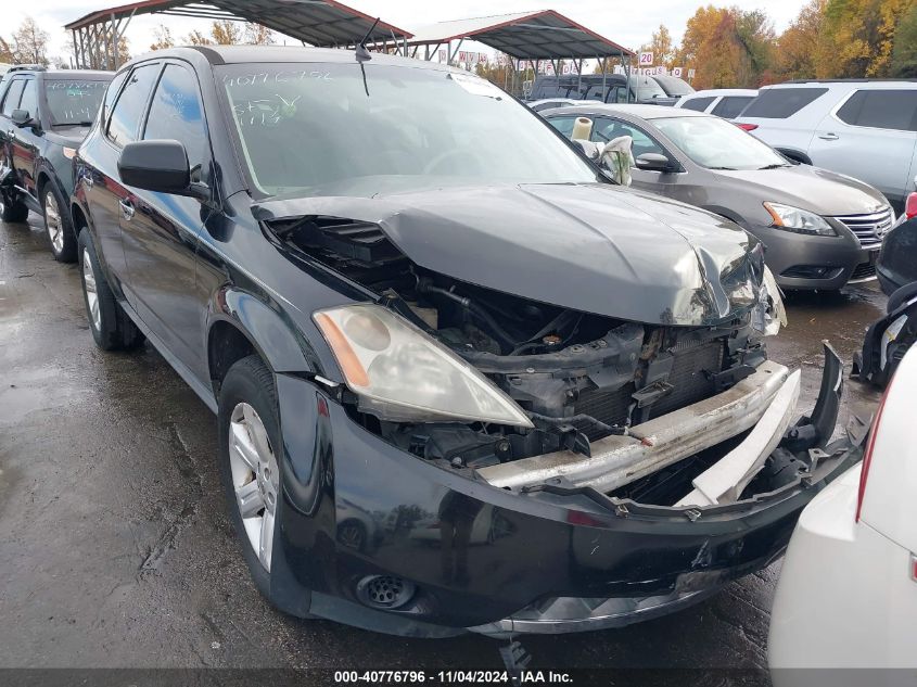 2006 Nissan Murano S VIN: JN8AZ08W46W527598 Lot: 40776796