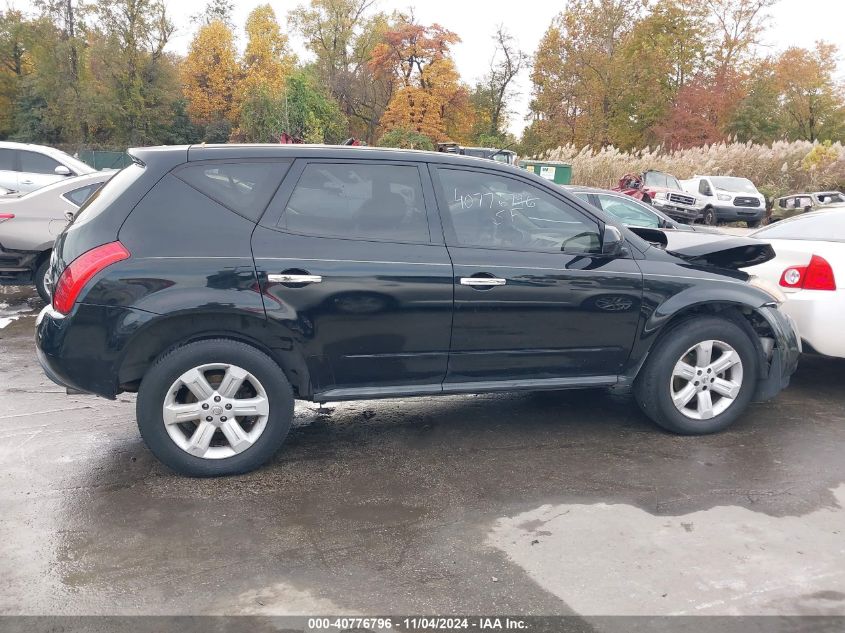 2006 Nissan Murano S VIN: JN8AZ08W46W527598 Lot: 40776796