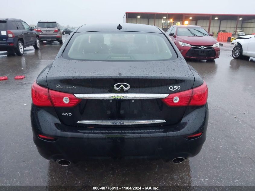 2015 Infiniti Q50 Premium VIN: JN1BV7ARXFM412382 Lot: 40776813