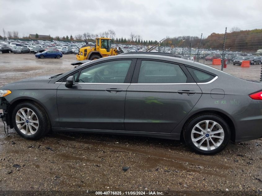 2020 Ford Fusion Se VIN: 3FA6P0HD6LR222601 Lot: 40776825