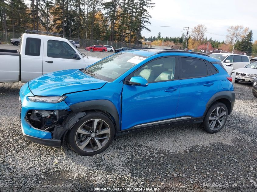 2019 Hyundai Kona Ultimate VIN: KM8K5CA58KU375597 Lot: 40776843