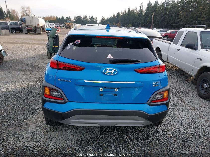 2019 Hyundai Kona Ultimate VIN: KM8K5CA58KU375597 Lot: 40776843