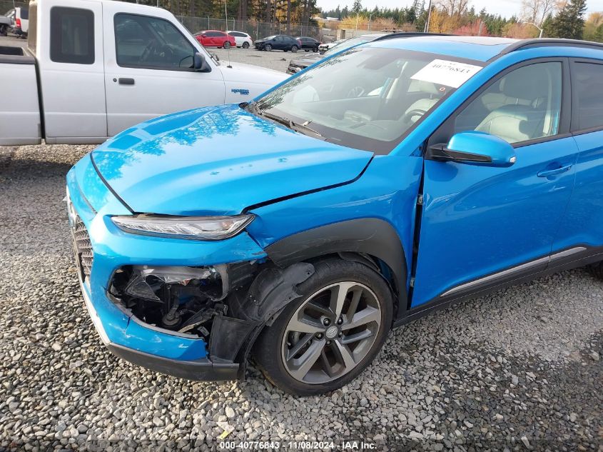 2019 Hyundai Kona Ultimate VIN: KM8K5CA58KU375597 Lot: 40776843