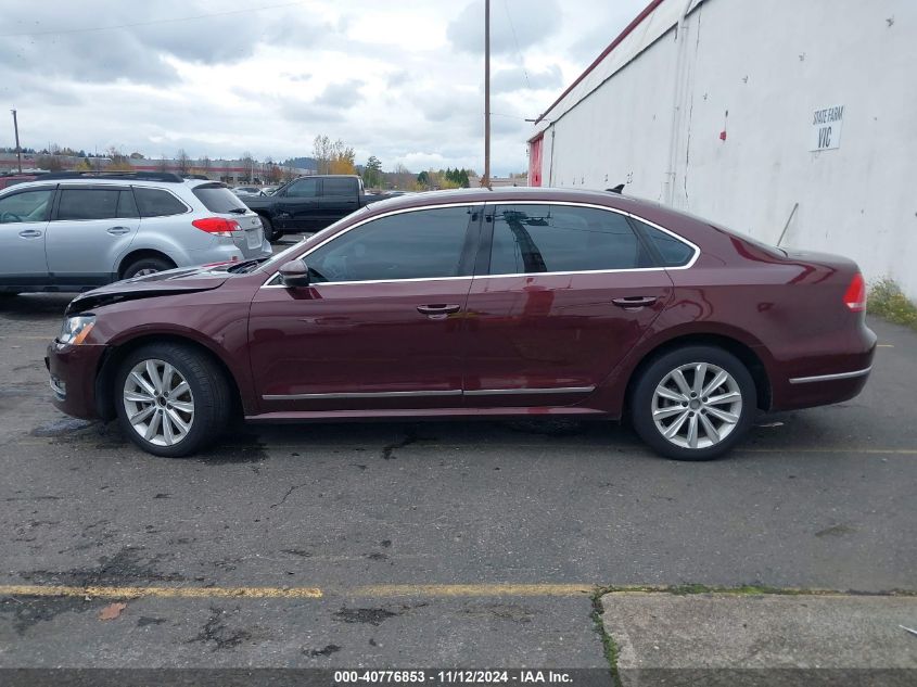 2012 Volkswagen Passat 2.5L Sel Premium VIN: 1VWCP7A34CC080042 Lot: 40776853