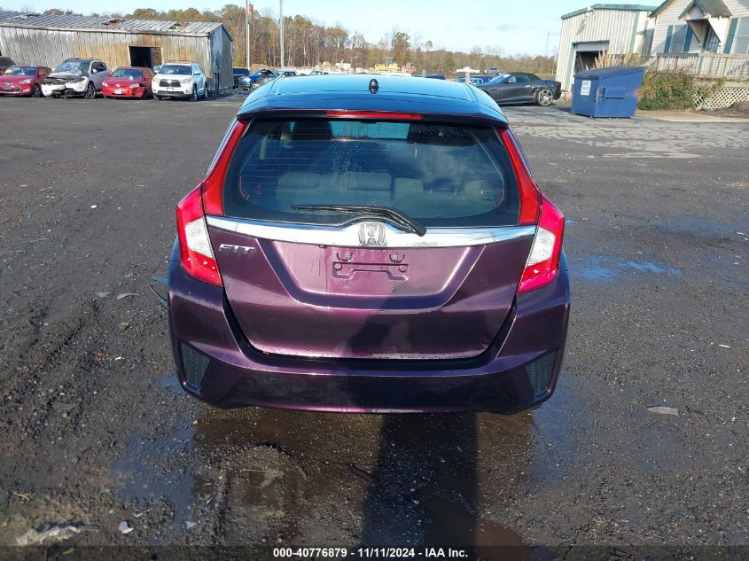 2015 Honda Fit Ex/Ex-L VIN: 3HGGK5H84FM751061 Lot: 40776879