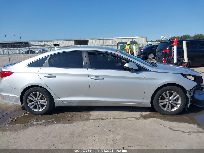 2017 HYUNDAI SONATA SE - 5NPE24AF5HH443205