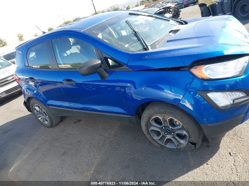 2021 Ford Ecosport S VIN: MAJ3S2FE6MC455421 Lot: 40776923