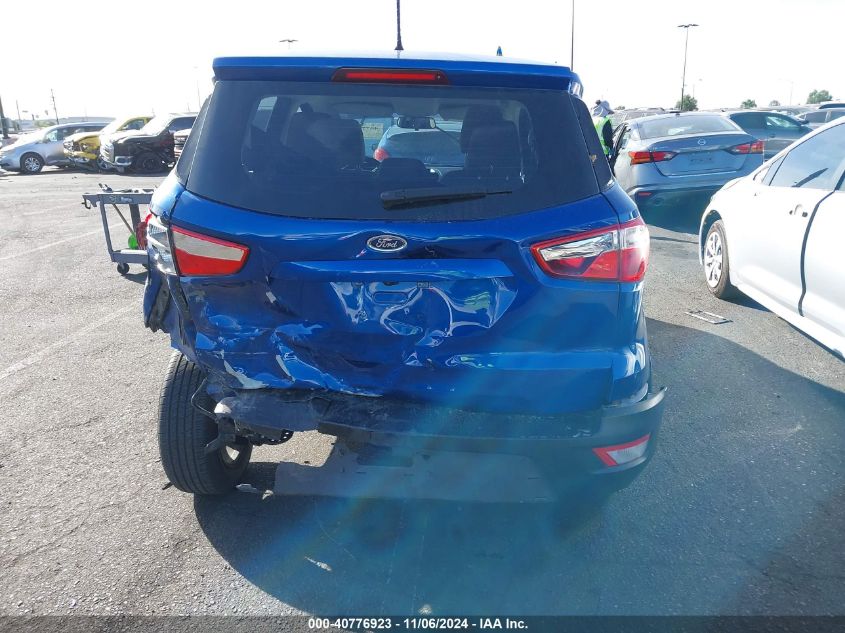 2021 Ford Ecosport S VIN: MAJ3S2FE6MC455421 Lot: 40776923