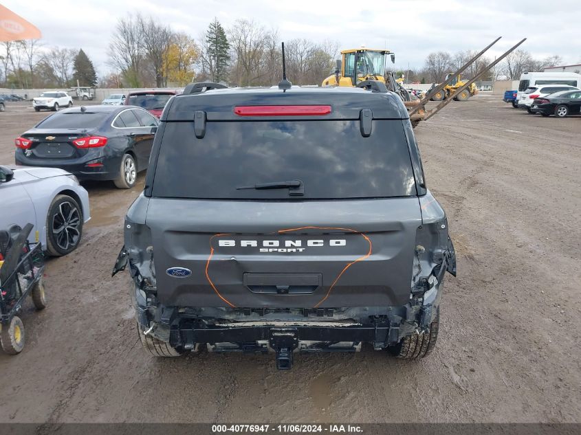 2021 Ford Bronco Sport Outer Banks VIN: 3FMCR9C60MRA80697 Lot: 40776947